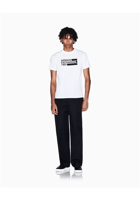 Slim Fit T-shirt in Basic Cotton Jersey ARMANI EXCHANGE | T-shirt | XM002788 AF10356U0009